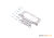 Петля без врезки стальная универс. BORDER 100*75*2,5 (никель (66001))