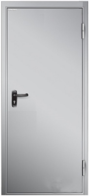 Дверь Противопожарная DoorHan EI60/одност./глухая/глад./глад./RAL7035